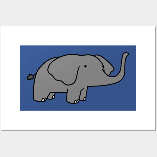 Gray Elephant Posters and Art
